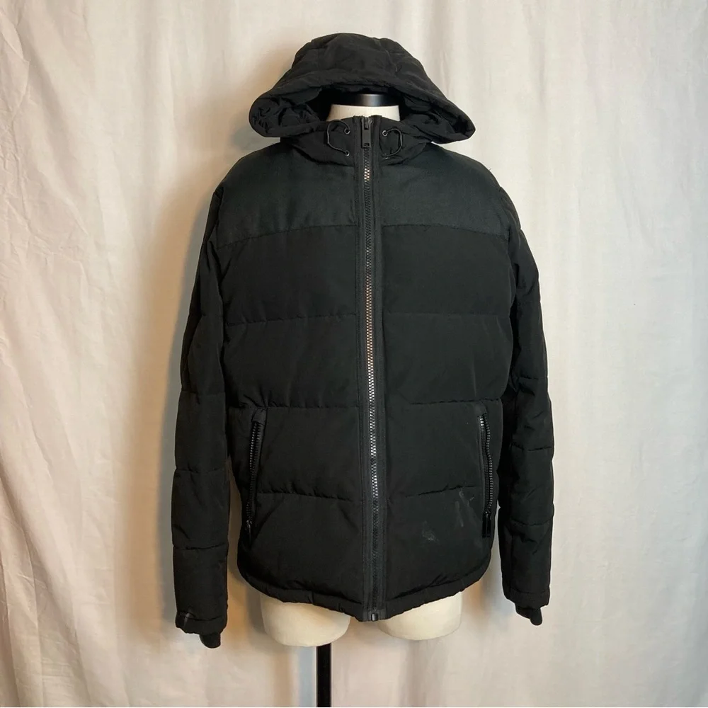 Heavy Duty DKNY Black Winter Coat - Picture 1 of 5